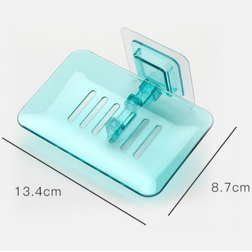 Creative Crystal Shelf Leachate Soap Box Dish Drain Bathroom Wall-mounted Rack W
