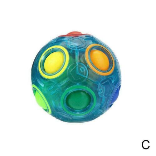 Details about   Luminous Stress Reliever Rainbow Ball Cube Fidget Puzzle Education Toy Z7R0 