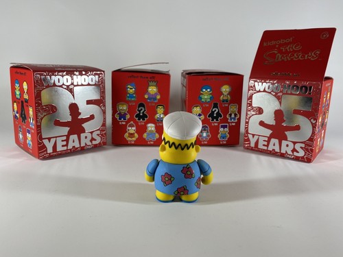 3/" VINYL MINI Limited Edition 3 en 40 Fat Hat Homer KIDROBOT SIMPSONS 25th anniversaire