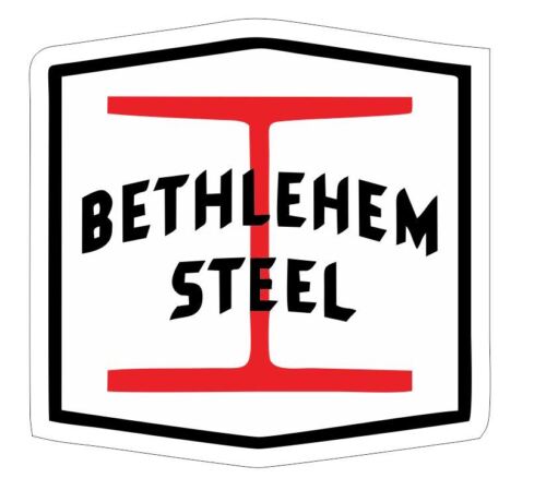 Bethlehem Steel Sticker Decal R7013 Railroad Railway Train Sign YOU CHOOSE SIZE