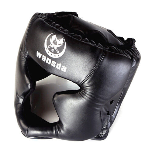 Casque de boxe Protection Réglable 17x24cm Sportif Entraînement Coiffures