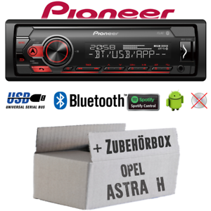 Autoradio Pioneer für Opel Astra H Bluetooth Spotify MP3 USB Android Einbauset 
