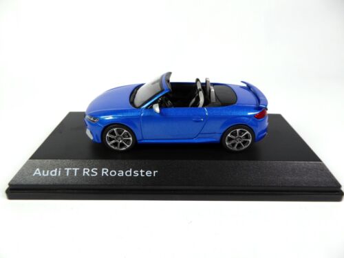 Audi TT RS Roadster Ara Blue 1//43 iScale Dealer Pack Voiture Model Car 10532
