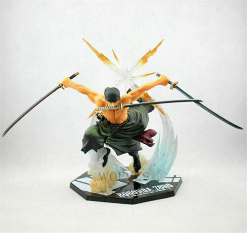 New One Piece Roronoa Zoro Battle Ver Action Figure Collection Toy No Box 17cm 