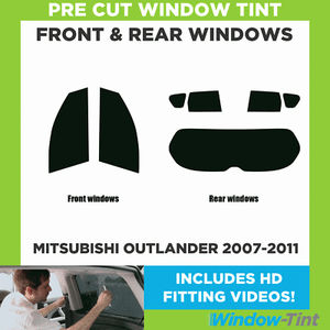 Pre Cut Window Tint Mitsubishi Outlander 2007-2011 Full Kit