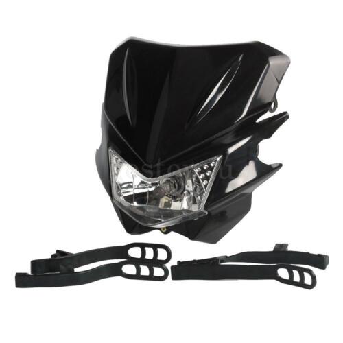 Universal Motorcycle Bike Streetfighter Street Fighter Hi/Lo Headlight Head Lamp 
