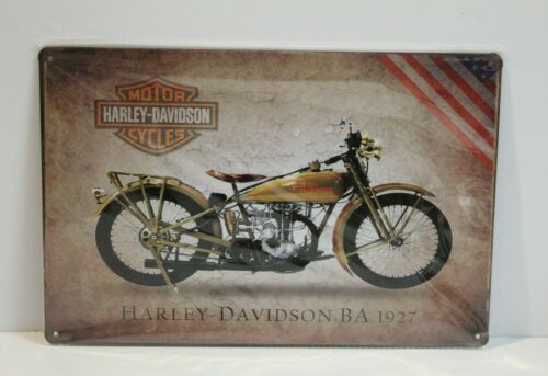 HDMS14 Harley Davidson BA 1927 Metal Sign New 30 cm H X 20 cm W 