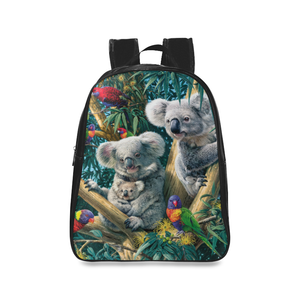 New Coming Popular Print Child Backpack Koala Bear Kids School Bag Large