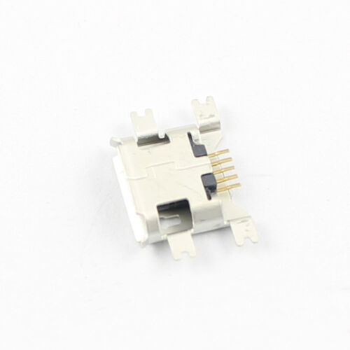 50Pcs New Micro USB B Type Female 5 Pin SMT SMD 5 Socket Connector 4  Legs