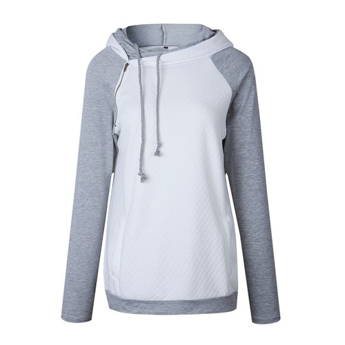 Damen Kapuzenpullover Rollkragen Sweatshirt Pulli Hoodie Sweater Jacke Tops DE