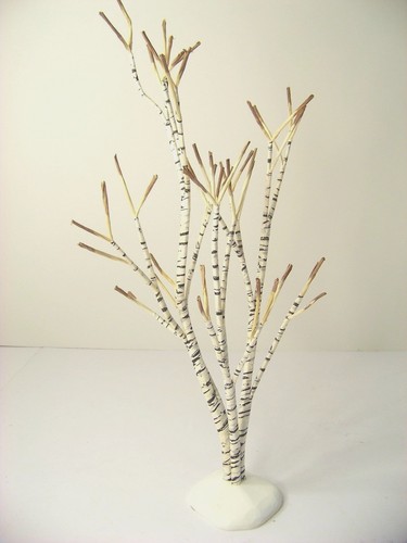 12/" Item# 52167 Large Winter Birch Tree NO BOX Village Accessories D56