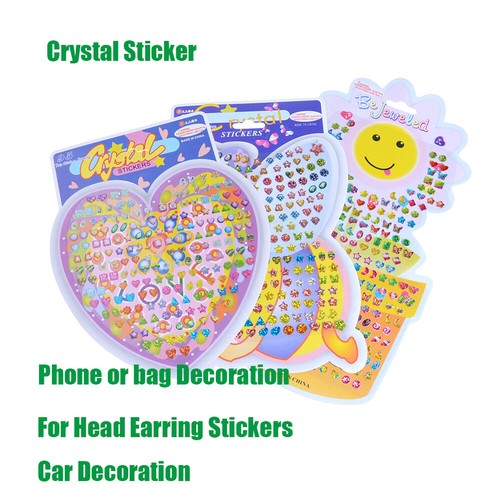 aufkleber sticker belohnung kopf crystal ohrring diamantenes auto