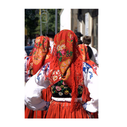 Portuguese Folklore Regional Head Viana Scarf Shawl With Fringe