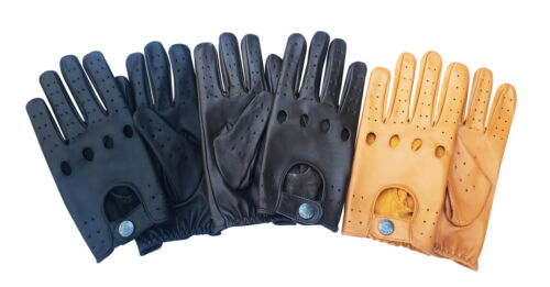 TOP QUALITY REAL SOFT LEATHER MEN/'S  FASHION  STYLISH DRIVING GLOVES D-513