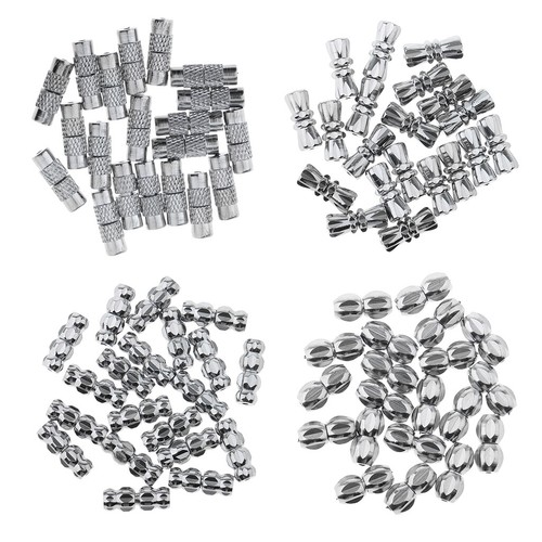 20pcs Vis Boucle Collier de perles connexion À faire soi-même Handmade Beaded Accessoires