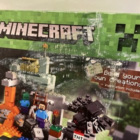 LEGO® Minecraft® 21113- The Cave- 249 Pieces- New Product in Damaged Box