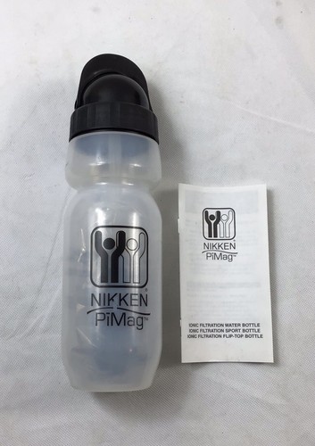 Nouveau Nikken Pimag Flip-Top Ionic Filtration Bouteille d/'eau acheter plus et économisez