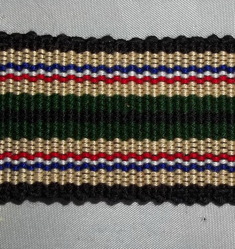 Tan//Multi Loom Woven Sash//Leg Tie Set SLT04 - Mountain Man- Re-Enactor /"NEW/"