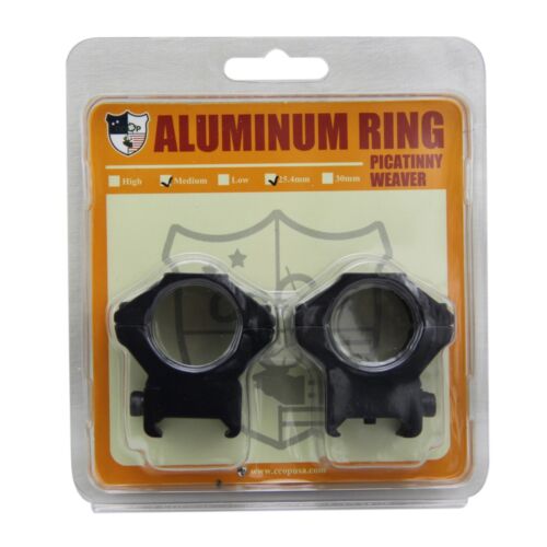CCOP USA 1" Tactical Picatinny Style Scope Rings Mount Mid Profile A-1002WM 