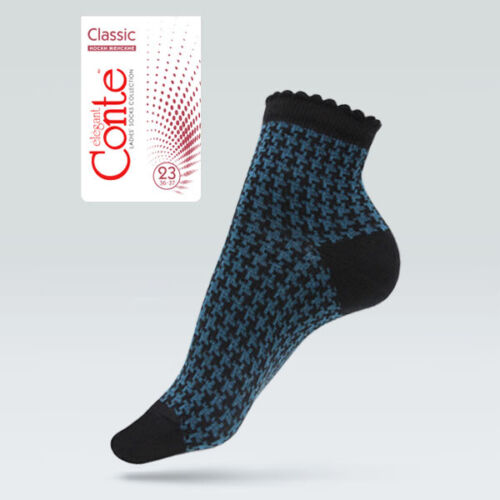 CONTE Classic 056Women's COTTON SOCKS LOT of 12 pairsFREE Shipping