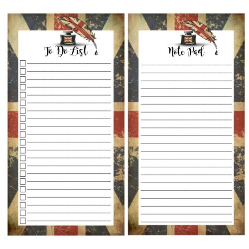 Details about  / Weekly Planner Note Pad /& Magnetic To Do List and Note Pad Stationary Set of 3