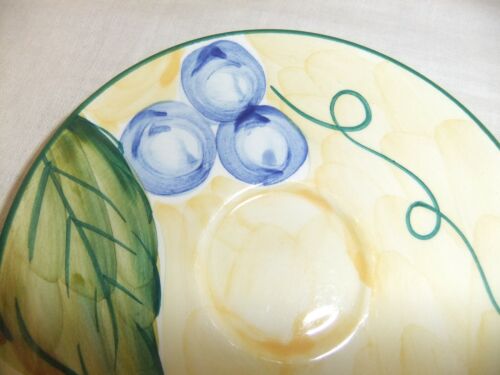 c4 Pottery RB Alcobaca Portugal bright fruit hand painted ceramic tableware 1D6B 