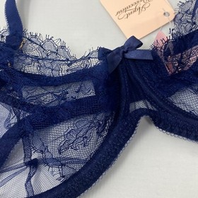 Agent Provocateur Willa Navy Bra 36DD NWT $250