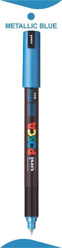 1X PC-1MR UNI POSCA MARKER EXTRA FINE POINT 0.7MM ANY SURFACE PC1MR 16 DIFF COL