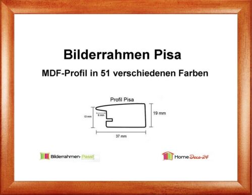 Pisa MDF-Bilderrahmen Struktur I von 42 x 50 bis 42 x 59 cm 