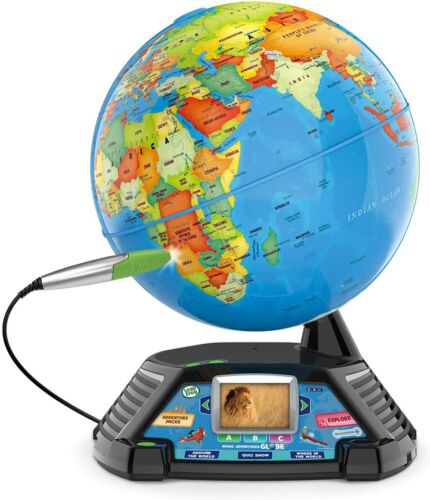 Details about  / Magic Adventures Interactive Discovery Globe 2.7/" LCD screen Battery Operated