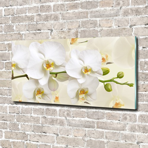 Glas-Bild Wandbilder Druck auf Glas 140x70 Deko Blumen /& Pflanzen Orchidee