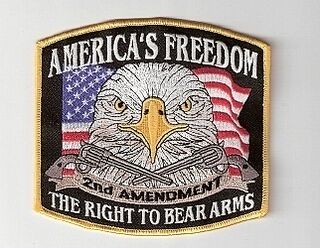 PT1211 AMERICAS FREEDOM MOTORCYCLE PATCH