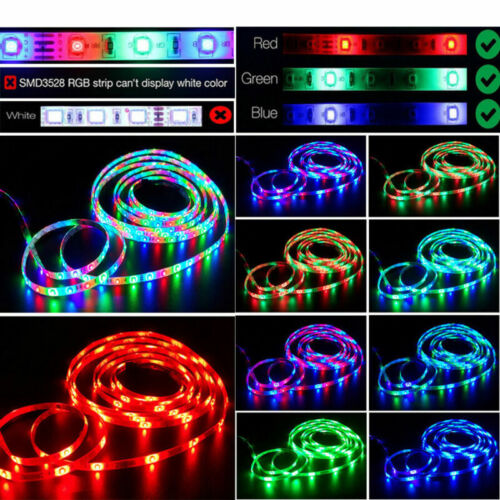 Led Strip Light 2835 SMD RGB Tape 5M 10M 15M 20M DC12V 3528 Flexible RGB LED kit