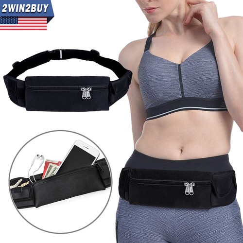 Water-Resistant Running Belt Waist Bum Fanny Pack Bag Fr iPhone 11 Pro XS MAX XR