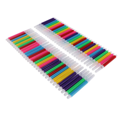 60 Stücke Aquarell Pinselstift Set Wasserfarbe Fasermaler Filzstifte 