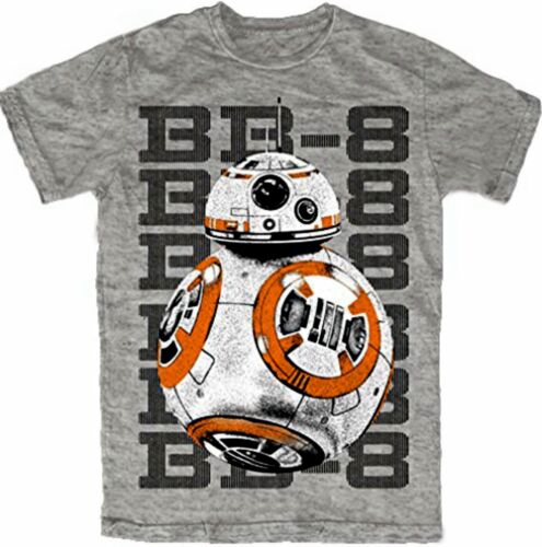 Star Wars The Force Awakens BB-8 t-shirt 4-5 XS 6-7 S 8 M 10-12 L New Child Tee