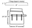 Hogebuilt 30 Inch Stainless Steel Quarter Fender Set U-Bolt Arm 304 S.S 16 Ga