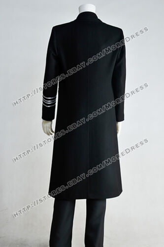 Details about   Star Wars The Force Awakens Cosplay Armitage Hux Costume Black Trench Coat Party 