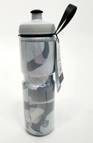 Polar 24 oz Sport Insulated Triple Wall Cycling Water Bottle Contender White 