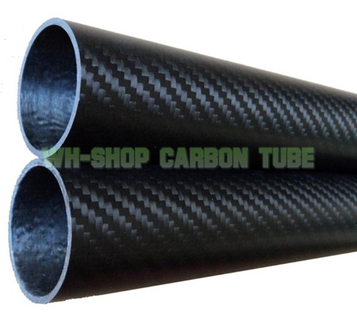 UK 3K Carbon Fiber Roll Wrapped Tube//Pipe 5mm 6mm 7mm 8mm 9mm 10mm x 500mm