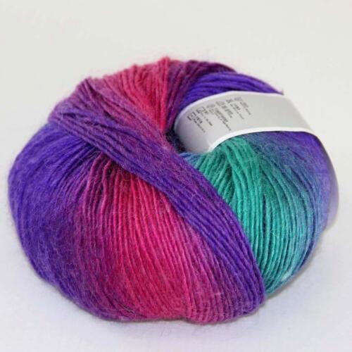 Nouveau 6 boules x50g Doux Chaud Cachemire Laine Coloré Arc-en-Châle Hand Knit Yarn 14 
