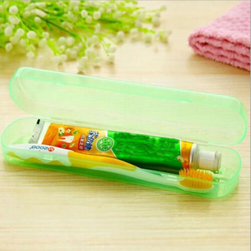 Travel Toothbrush Case Cover Toothpaste Holder Storage Orangizer Box Cup L 