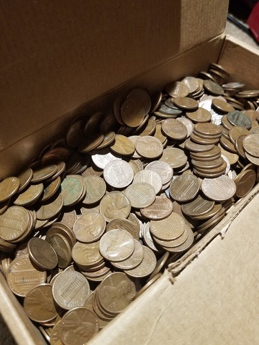 10 Lb./'s Lincoln Memorial copper 1959p-1981Pcents pennies $15 face value Bullion