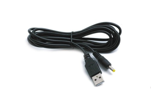 2m USB 5V Black Charger Power Cable Adaptor for Exposure Race MK11 Bike Light