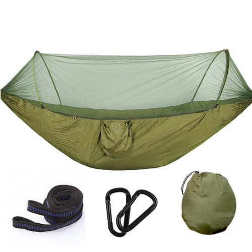 Outdoor Double Camping Hammock Hanging Person Bed Mosquito Net Set Travel Tent