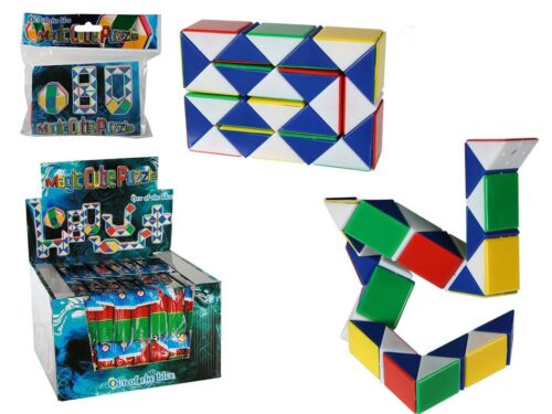 ~ Fun Jouet Créatif Nouveau Magic Cube Puzzle Serpent ~ TWIST IT dans différentes formes