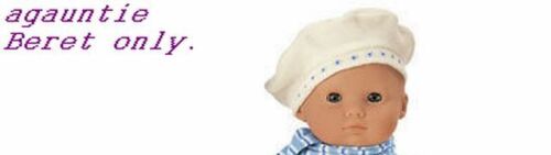 Brand New American Girl Bitty Baby BERET Hat Cap For Winter Wonderland Set Twins 