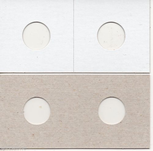 Dime BCW Paper Flips Coin Flip Holder Storage 2x2 200