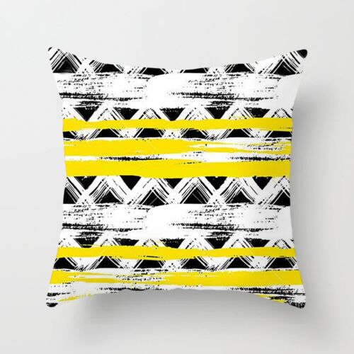 Cushion Cover Geometric Pillow Case Pillowcase Sofa Home Car Decor 18/" Gift