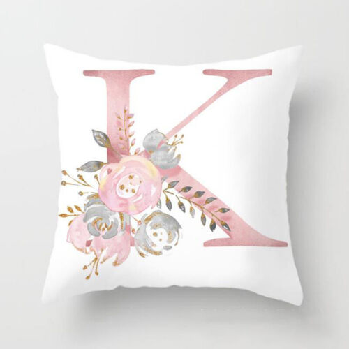 Rose Gold Cushion Cover Pink Geometric Marble Throws Pillowcase Sofa Home Decor